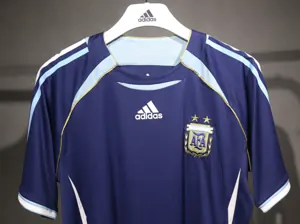 2006 Argentina Away World Cup Retro Kit Vintage Player Version Sino Shirt AAAAJersey Dropship Y 1