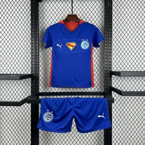 25-26 Bahia Superman Collaboration Kid Kits Youth Apparels AAAAJersey Wholesale Yupoo
