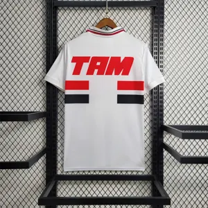 93-94 Retro Sao Paulo home size S-XXL Soccer Jerseys 6