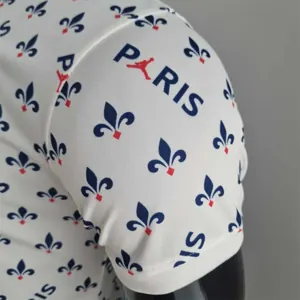 PSG Polo Jordan co branded white 5
