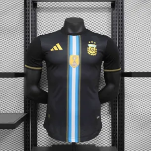 2024 Argentina Golden Bisht Special Edition Player Version Shirt AAAAJersey Supplier Yupoo