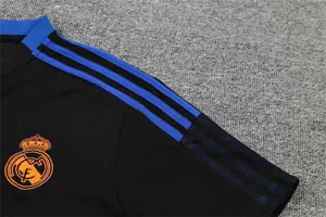 Real Madrid Polo black with yellow-logo 1