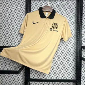 24-25 Barcelona Yellow POLO Shirt Sport AAAAJersey Yupoo 3