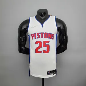 75th Anniversary Rose #25 Pistons White