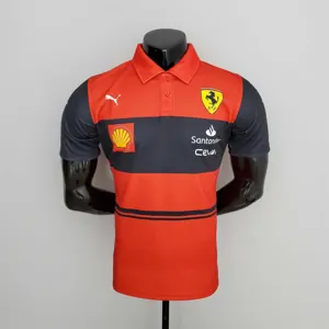 New F1 Formula One; Ferrari racing suit polo red