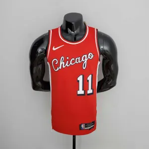 75th Anniversary 2022 Season Chicago Bulls DeROZAN#11 City Edition Red NBA Jersey