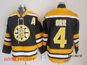 Boston Bruins retro ice hockey jersey M-3XL 波士顿棕熊队复古冰球服 3