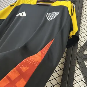 25-26 Atlético Mineiro Training Black Kit Soccer T-Shirt AAAAJersey Dropship Yupoo 3