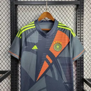 2024 Germany Goalkeeper Black Kit Football AAAAJersey Supplier 5