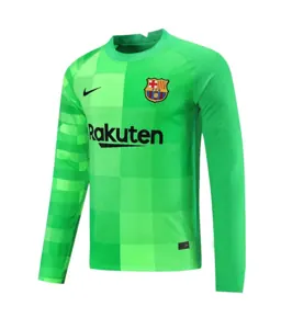 21-22 Barcelona green goalkeeper long sleeve 4