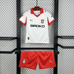 25-26 Sporting de Gijón Third Jersey Kids Kit Soccer T-Shirt AAAAJersey Supply Yupoo