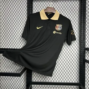 24-25 Barcelona Black Polo Shirt Soccer Uniforms Soccer AAAAJersey Yupoo 2