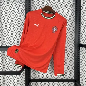 2025 Portugal Home Long Sleeve Shirt Football Uniform AAAAJersey Dropship Yupoo