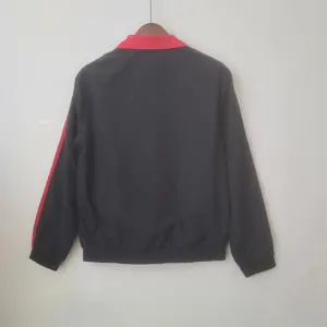 2022 Belgium Trench Coat Reversible BlackRed 4