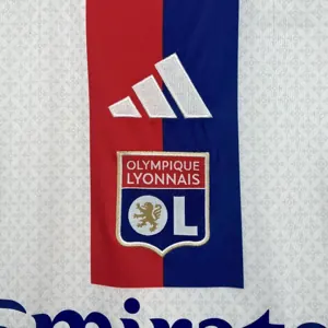 25-26 Lyon Home Kit White T-Shirt Football Uniforms AAAAJersey Supplier Yupoo 3
