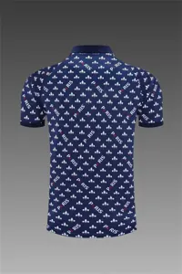 Polo Jordan PSG sapphire blue and white print 19