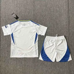 24-25 Leeds United Home Kid Kits Youth Apparels Sport AAAAJersey Yupoo 4