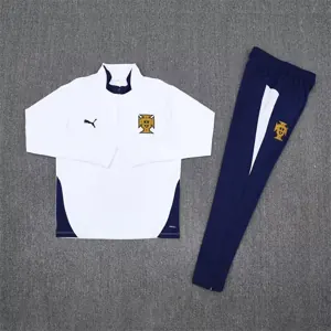 25-26 Portugal White Long Sleeve Training Kit Soccer AAAAJersey Yupoo 2