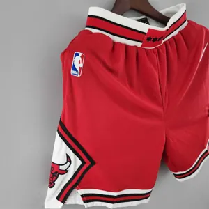 Chicago Bulls red NBA shorts 7
