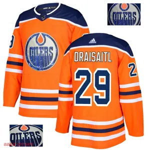 2018 Edmonton Oilers ice hockey jersey M-3XL 埃德蒙顿油人队时尚亮片款冰球服 4
