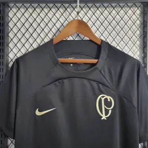 22-23 Corinthians Training Shirt Black 2
