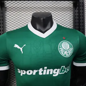 25-26 Palmeiras Home All Sponsors Kit Player Version Shirt AAAAJersey Wholesale Yupoo 1