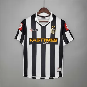 01-02 Juventus home jersey retro football shirt S-2XL