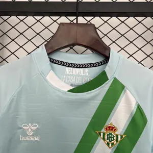 25-26 Real Betis Home Kid Kits Youth Apparels Football AAAAJersey Supply Yupoo 1