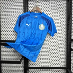 24-25 Palmeiras Training Blue Kit Soccer Unifrom AAAAJersey Dropshiping Yupoo 3
