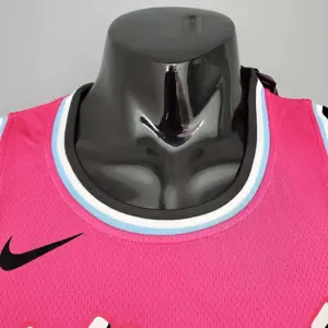 OLADIPO#4 Miami Heat V-neck pink 4