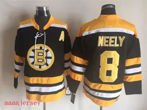 Boston Bruins retro ice hockey jersey M-3XL 波士顿棕熊队复古冰球服 2