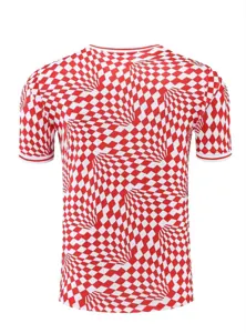 22-23 Chelsea Training Suit Short Sleeve Kit Red and White 13