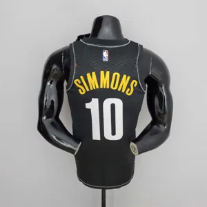 Brooklyn Nets Simmons #10 City Edition Black 8