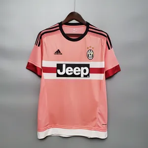 15-16 Juventus away pink Retro Football Jersey S-2XL
