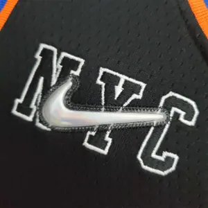 2022 Season Barrett #9 Knicks Urban Edition Black NBA Jersey 6