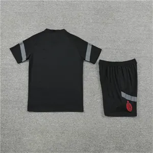 22-23 AC Milan Training Kit Black 1