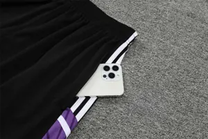 22-23 Real Madrid Training Suit Short Sleeve Kit Purple 6