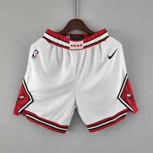Chicago Bulls white NBA shorts