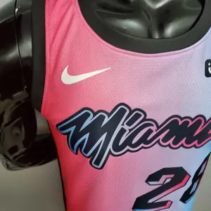 New Miami Heat IGUODALA#28 City Edition Pink Blue Gradient Color 4