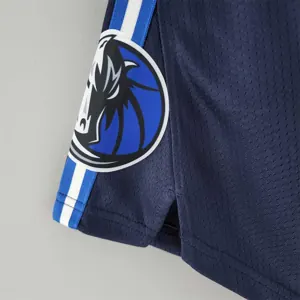 Dallas Mavericks NBA Shorts Royal Blue 4