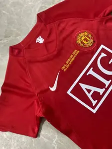 07-08 Manchester United Home Retro UCL final home kid kits 1