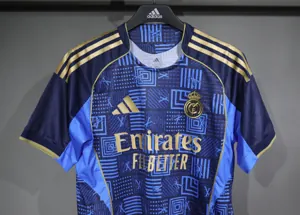 25-26 Real Madrid Blue Enchantress LV Joint Special Edition Player Apparels AAAAJersey Yupoo 4