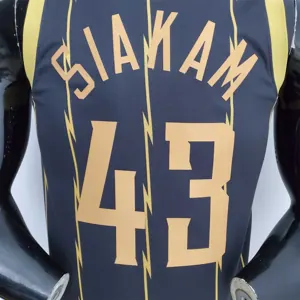 2022 Toronto Raptors SIAKAM#43 City Edition Black NBA Jersey 6