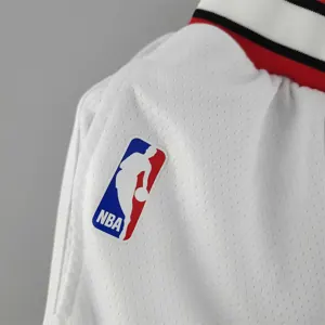 Chicago Bulls white NBA shorts 4