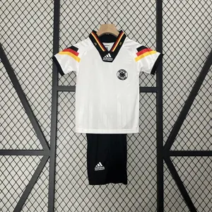 1992 Germany Home Retro Kids Kits Euro Cup Shirt Soccer Jerseys Yupoo