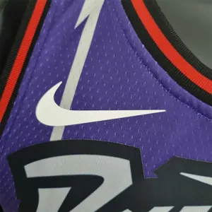 Toronto Raptors VANVLEET#23 Purple NBA Jersey 5