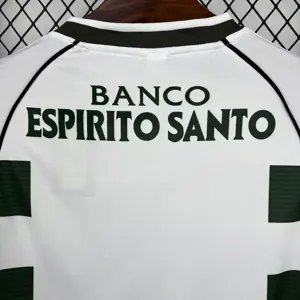 01-03 Sporting Lisbon Home Retro Long Sleeve Kit Vintage Shirt Soccer AAAAJersey Yupoo 4