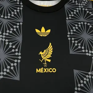 2025 Mexico Gold- Black Kids Kit Youth Apparels Soccer AAAAJersey Yupoo 5