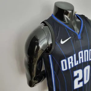 75th Anniversary Fultz#20 Orlando Magic Black NBA Jersey 1