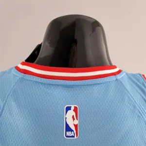 Chicago Bulls DeROZAN #11 Blue NBA Jersey 4